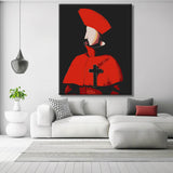 Painting by Numbers Abstract Cardinal II