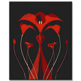 Paint by Numbers Masdevallia Coccinea Orchid Flower Art