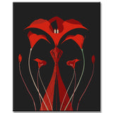 Painting by Numbers Masdevallia Coccinea Art