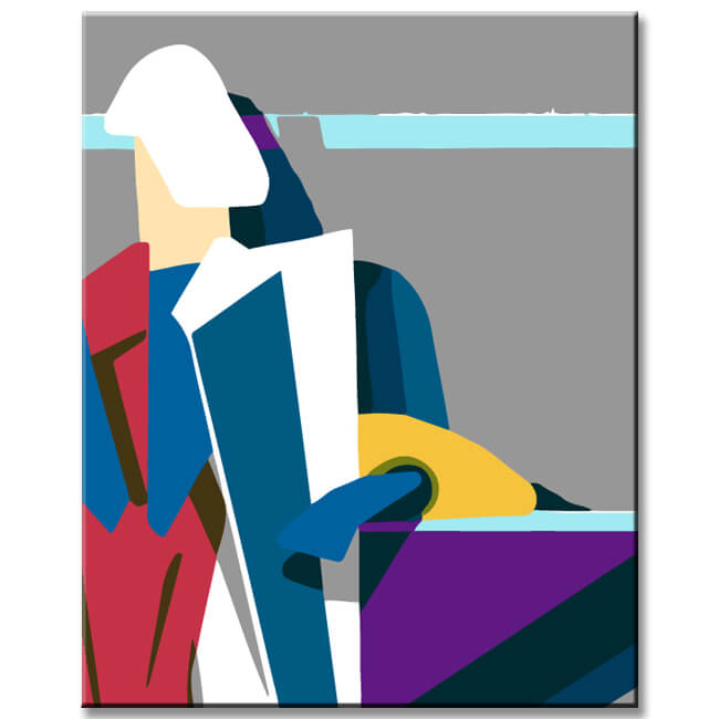 Painting by Numbers Geometry Person I