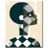 Painting by Numbers Abstract Faces II