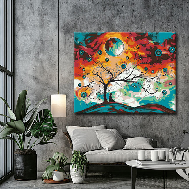 Painting by numbers tree of life dreams