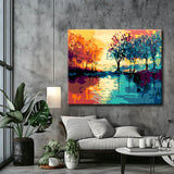 Painting by numbers Eden landscape