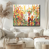 Painting by numbers bird romance