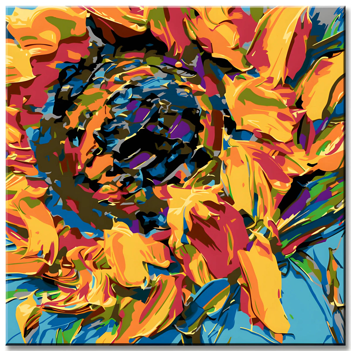 Painting by Numbers Van Gogh Sunflower I