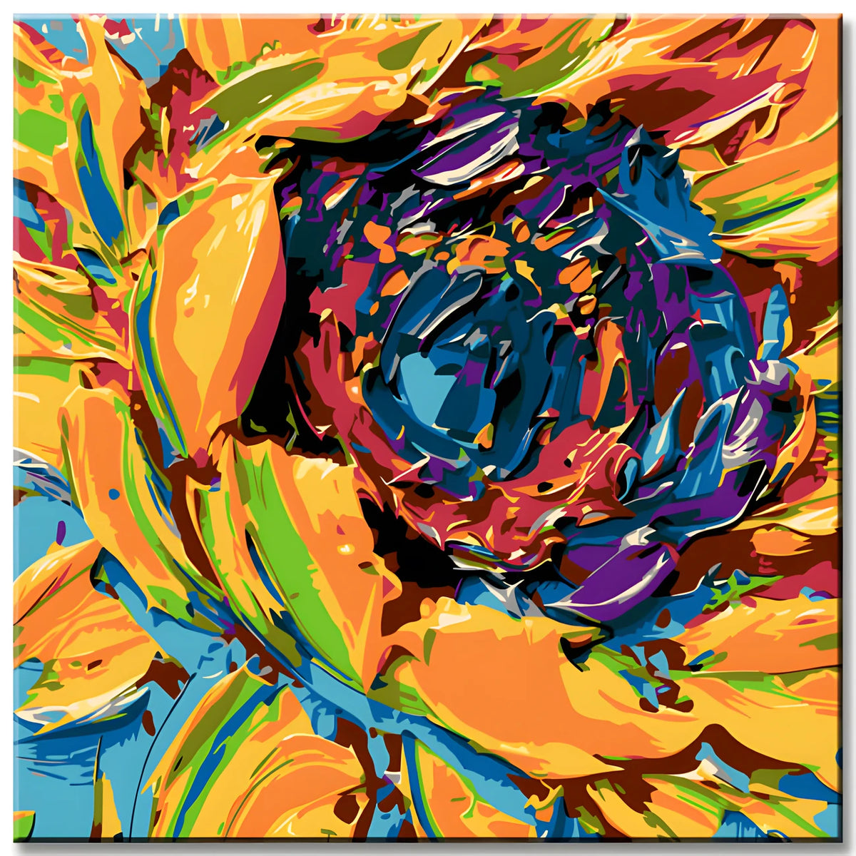 Painting by Numbers Van Gogh Sunflower III