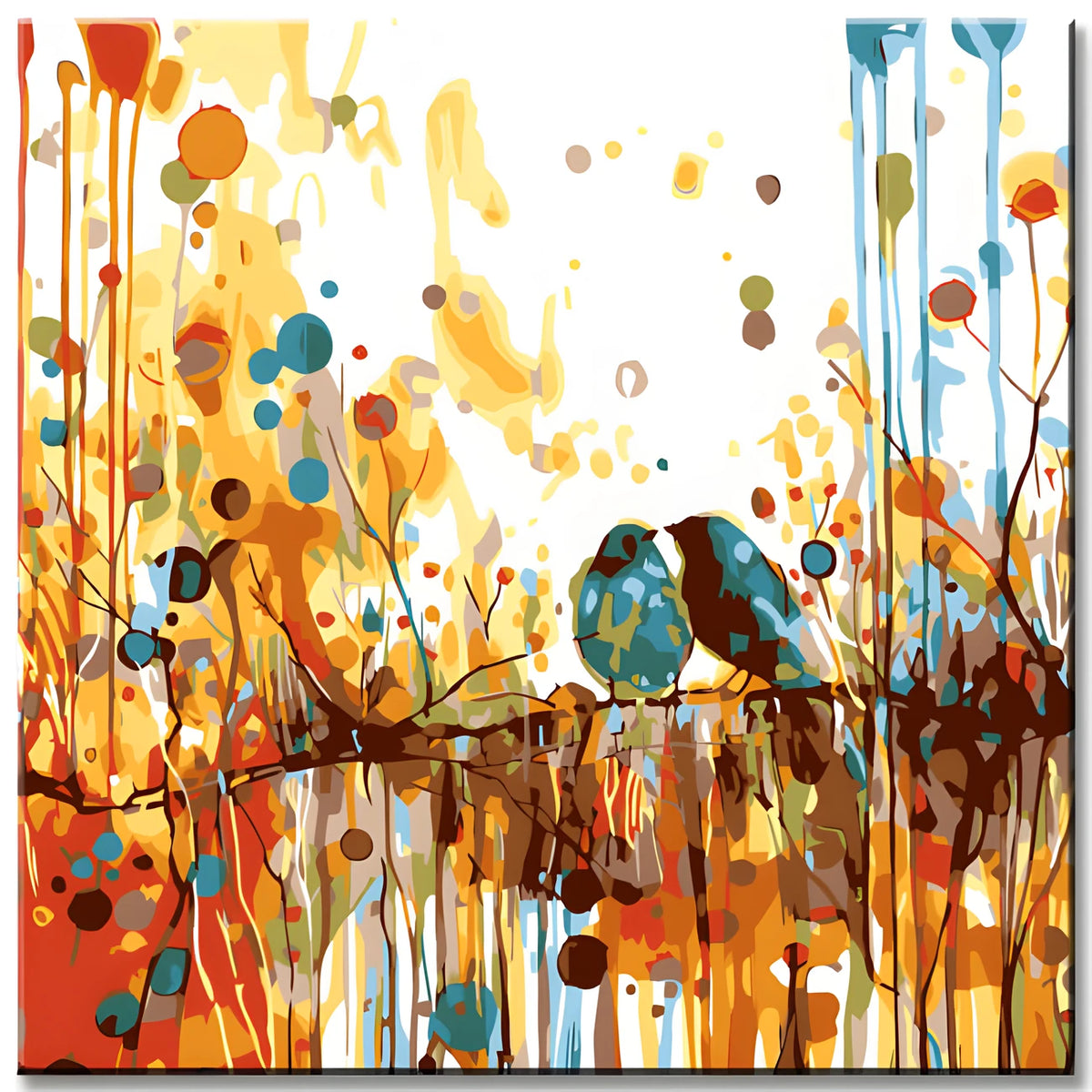Paint by Numbers Nest in The Flower Field