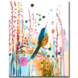 Paint by Numbers Bird Art Abstract Near the Sky