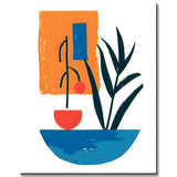 Paint by Numbers Free Art Painting Abstract Plant in Bowl