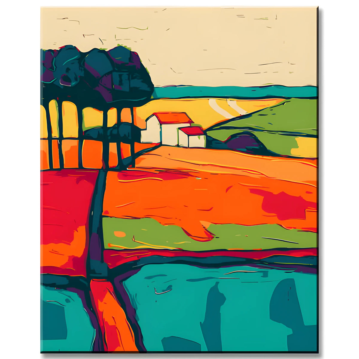Painting by Numbers Abstract Landscapes