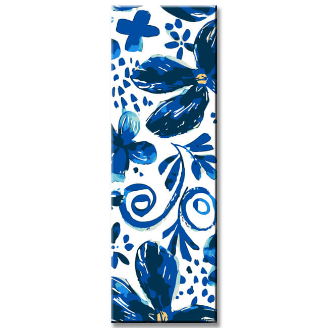 Paint by Numbers Blue Flower Panel
