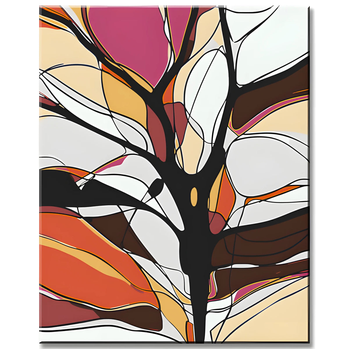 Painting by Numbers Colorful Tree