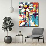 Painting by numbers kitchen window sill III