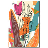 Paint by Numbers Free Art Painting Abstract Bio-Garden