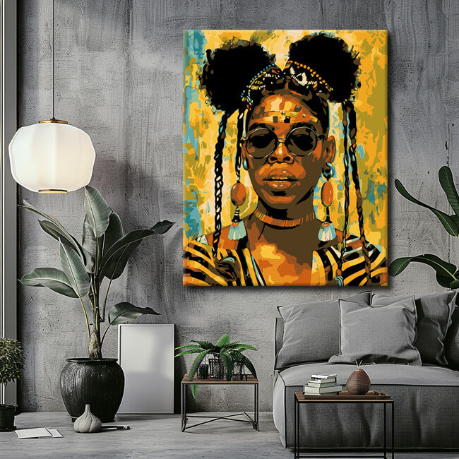 Painting by Numbers Black is King Beyoncé