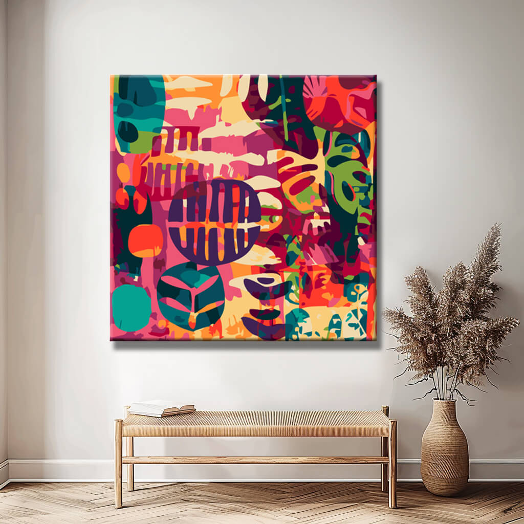 Painting by Numbers African Abstract Art