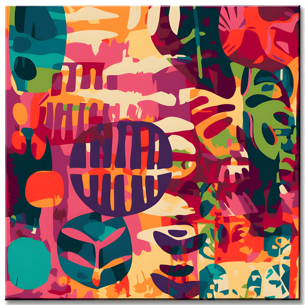 Painting by Numbers African Abstract Art