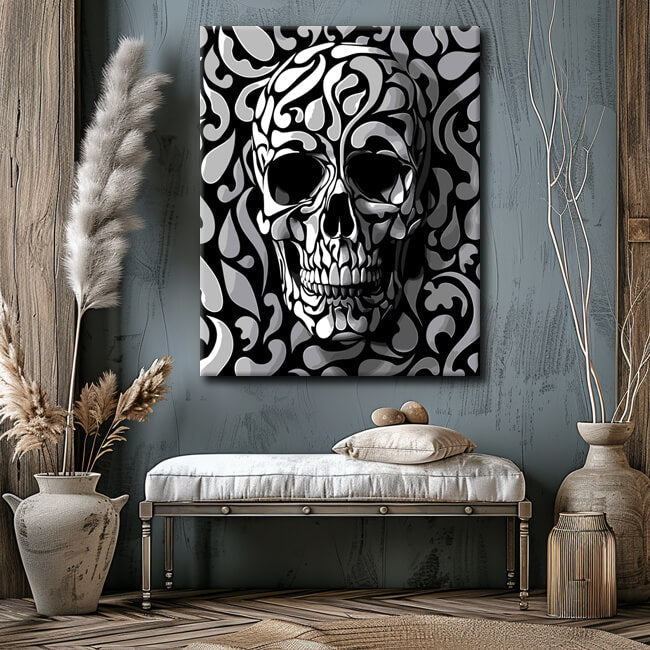 Paint by Numbers Creative Skull