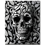 Paint by Numbers Creative Skull Black and White