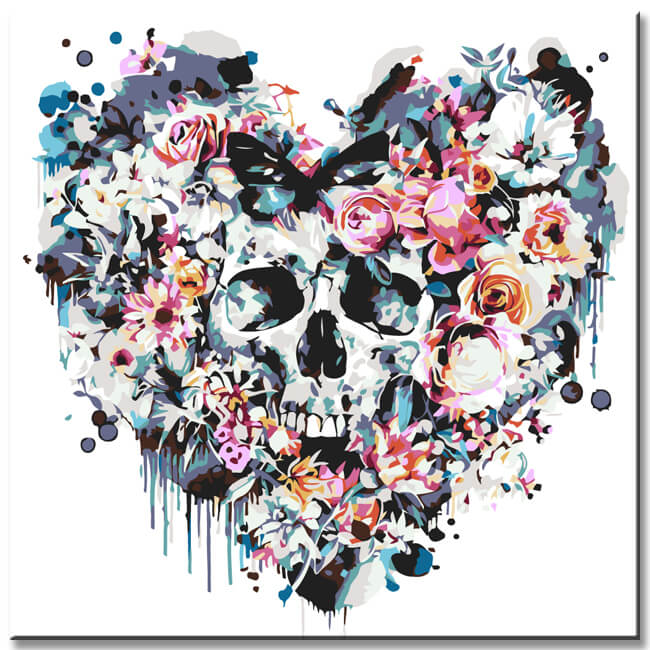 Painting by Numbers Love Forever