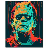 Painting by Numbers Abstract Frankenstein