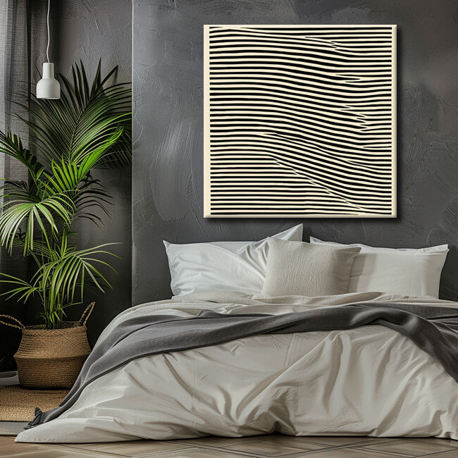 Painting by Numbers Modern Art Wavy Lines