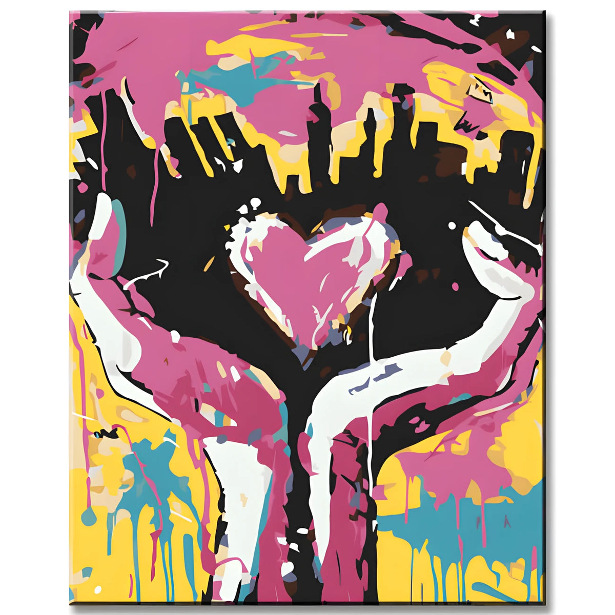 Painting by Numbers Modern Art one Love