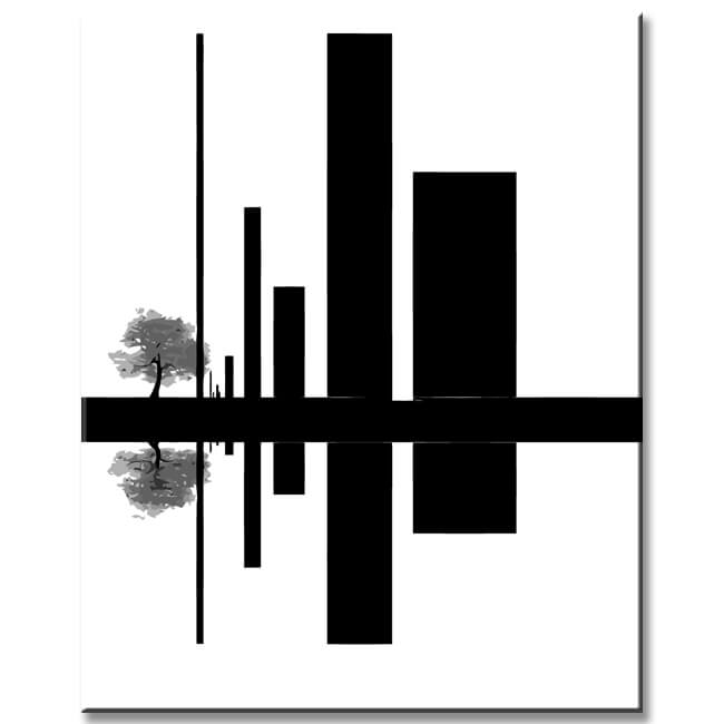 Painting by Numbers Minimalism Black Strokes