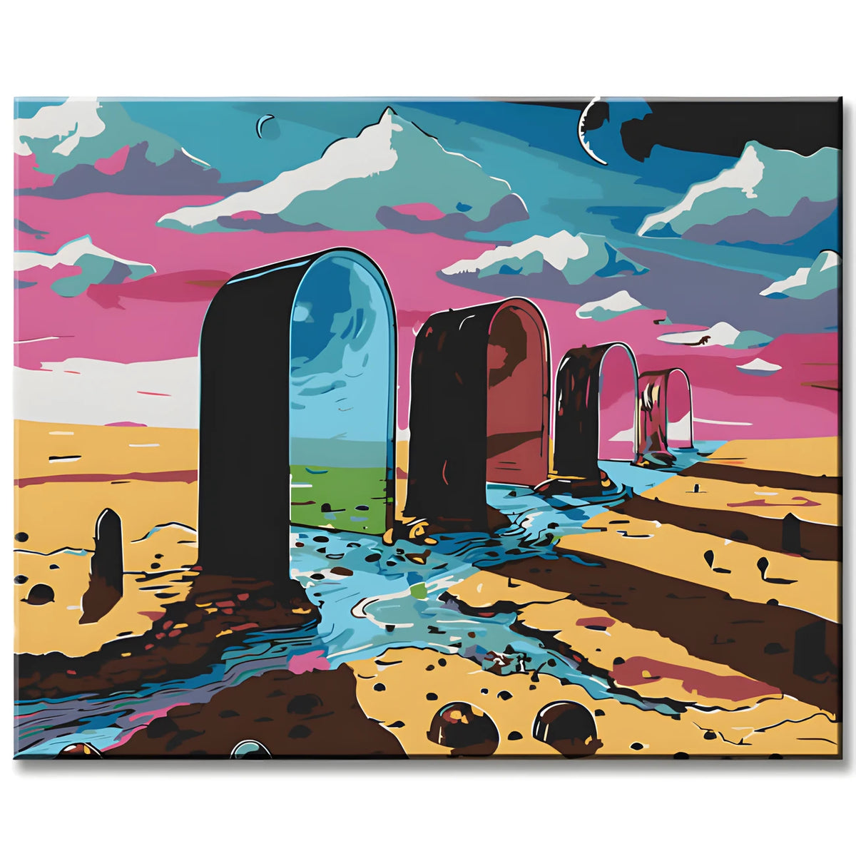 Painting by Numbers Between Nowhere