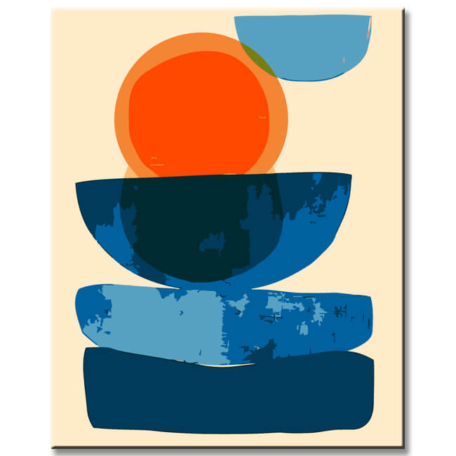 Painting by Numbers Abstract Kahuna