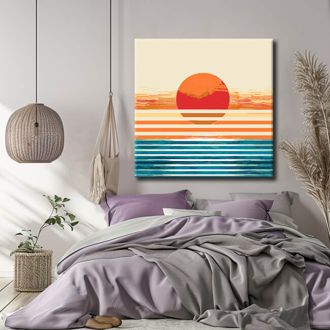 Painting by Numbers Minimalism Sunset II