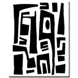 Painting by Numbers Elongated Modern and Abstract Shapes