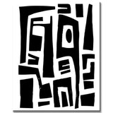 Painting by Numbers Elongated modern and abstract shapes