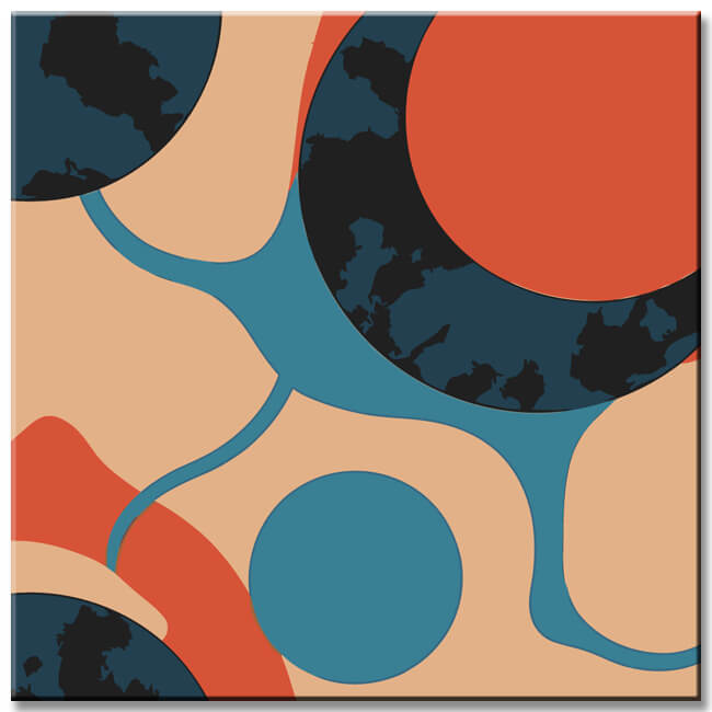 Paint by Numbers Orbital Frenzy