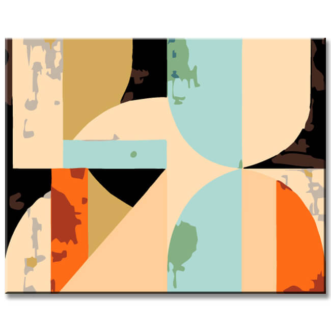 Paint by Numbers Art Geometric Concepts II