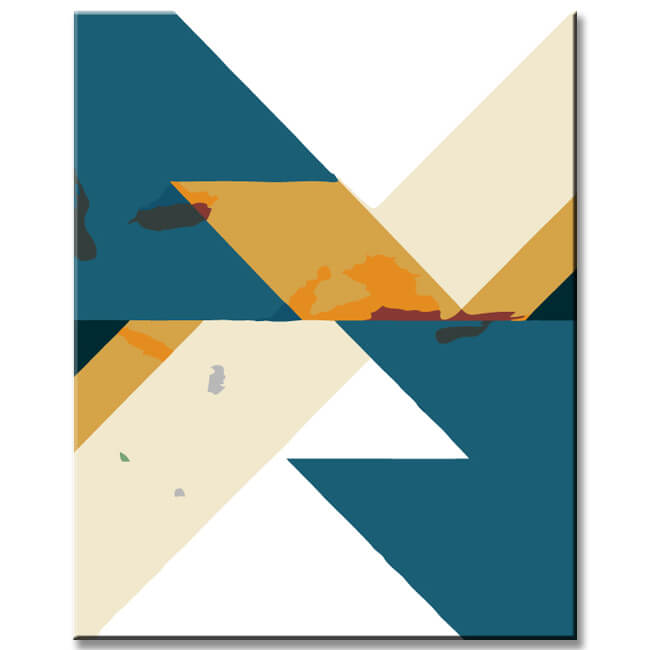 Painting by Numbers Modern Art Gerometry