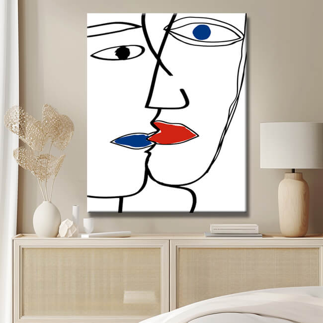 Painting by Numbers Modern Line Art