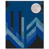 Painting by Numbers Geometric Landscape with Full Moon II