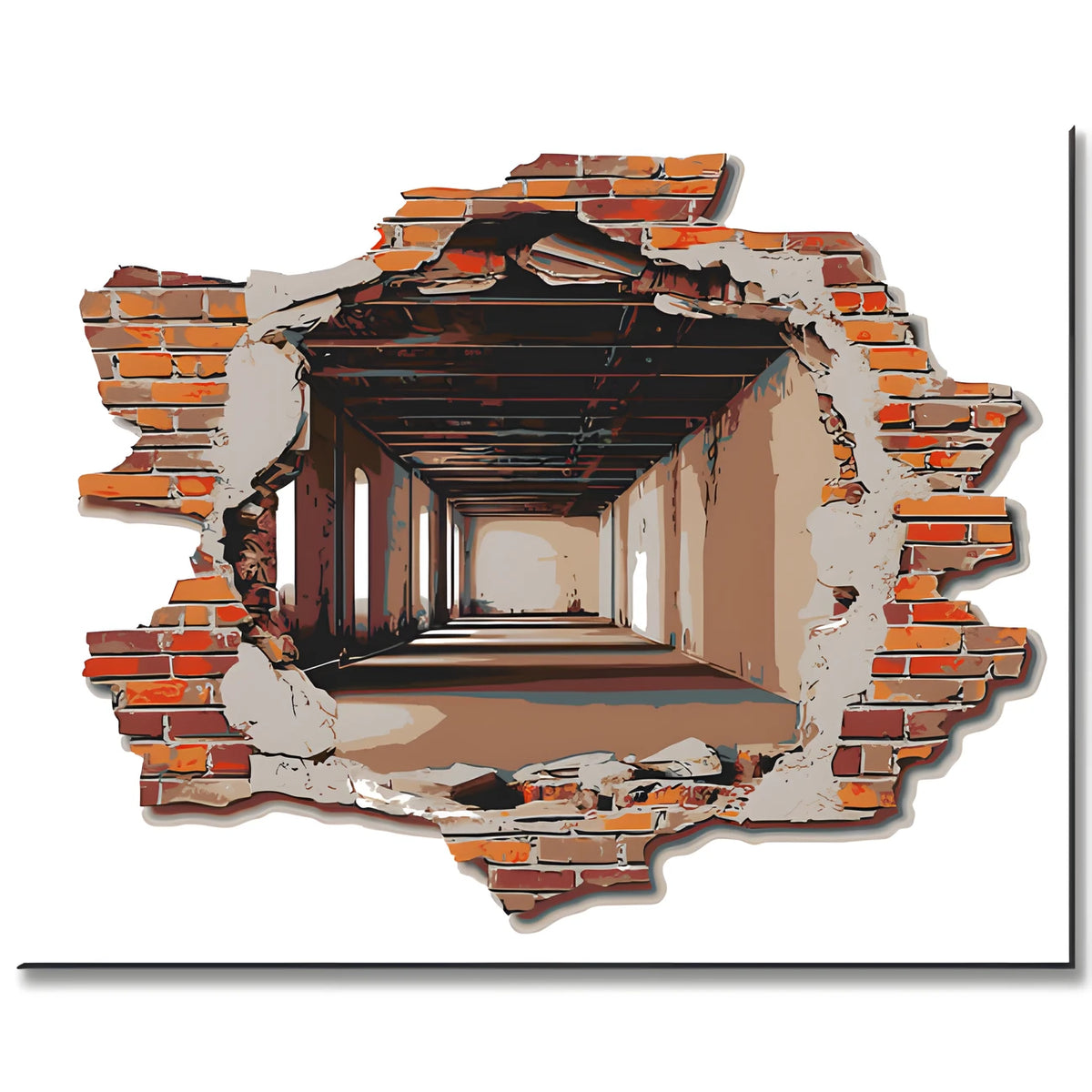 Painting by Numbers Photo Art Hole in The Wall