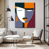 Painting by Numbers Art Minimalism Simple Shapes Eye I