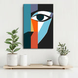 Painting by Numbers Art Minimalism Simple Shapes Eye IV