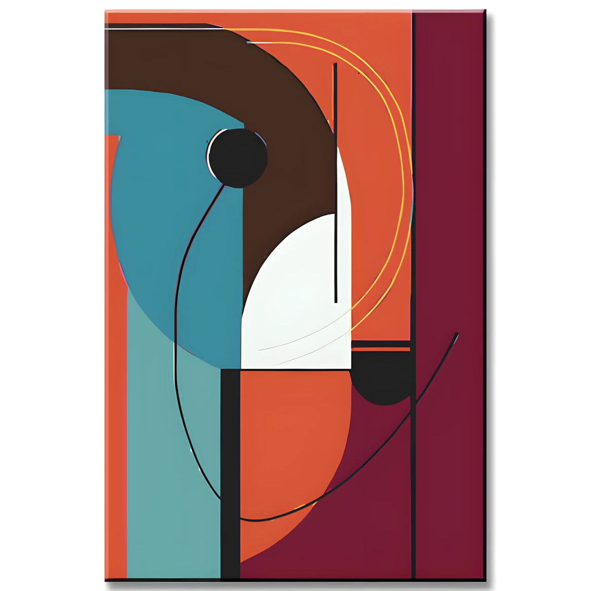 Painting by Numbers Art Geometric Abstract Figures III