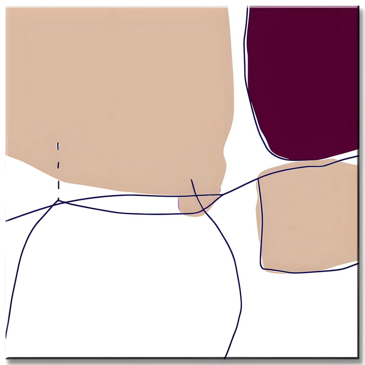 Painting by Numbers Minimalism Free Design Geometry III