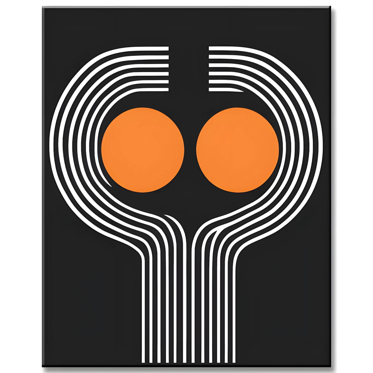 Painting by Numbers Art Minimalism Free Design Geometry White Stripes