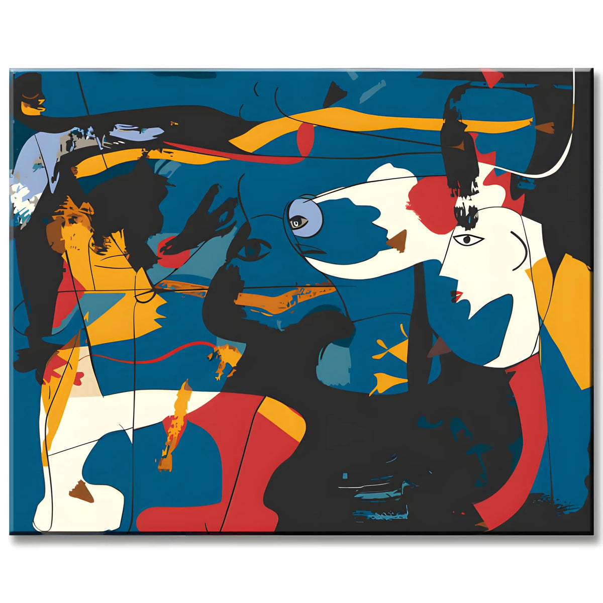 Painting by Numbers Art Surrealism Miro Schwalbe Love