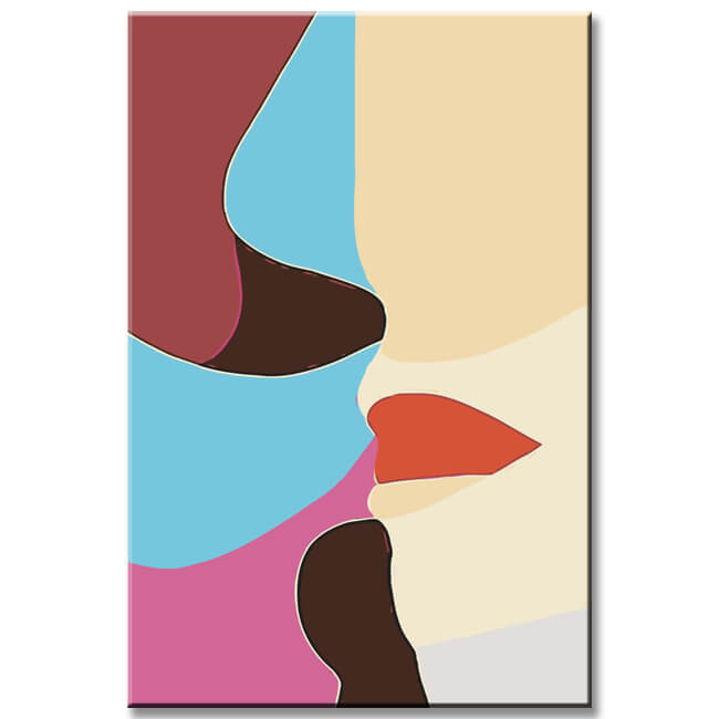 Painting by Numbers Art Geometric Abstract Figure Painting