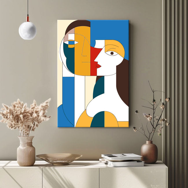 Painting by Numbers Art Abstract Art 2 People