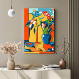 Painting by Numbers Art Cat and Fishbowl