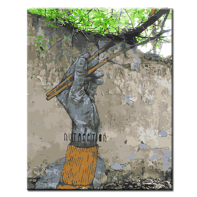Paint by Numbers Art Wall Painting Hand