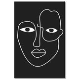 Painting by Numbers Art Abstract Painting Geometry Face II